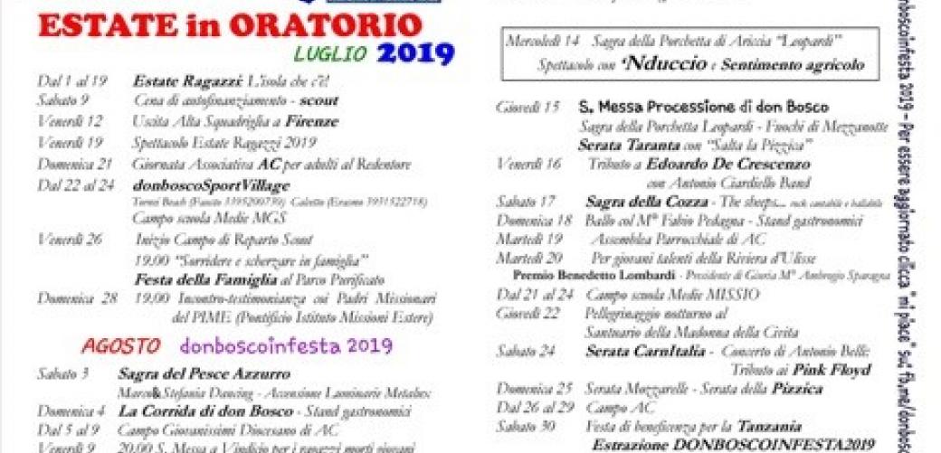 Don Bosco in Festa 2019